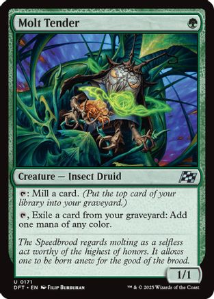 Molt Tender Foil (171) - Aetherdrift | Silver Goblin