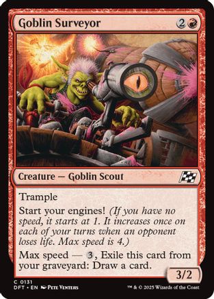 Goblin Surveyor Foil (131) - Aetherdrift