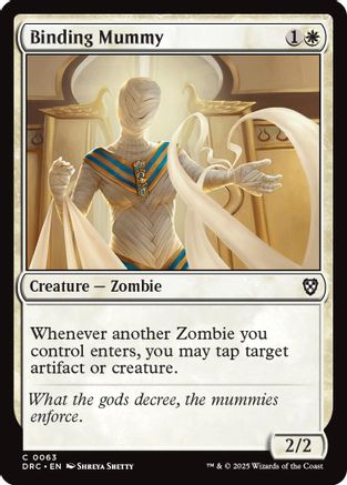 Binding Mummy (063) - Commander: Aetherdrift | Silver Goblin