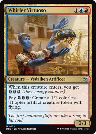 Whirler Virtuoso (DRC-122) - Commander: Aetherdrift | Silver Goblin