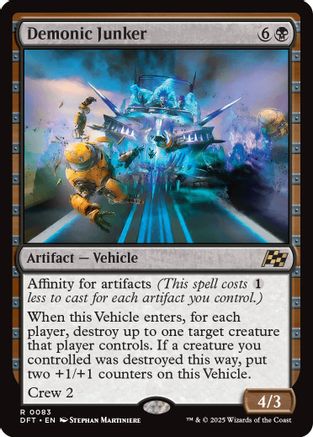 Demonic Junker Foil (083) - Aetherdrift | Silver Goblin