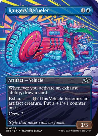 Rangers' Refueler (Borderless) Foil (303) - Aetherdrift