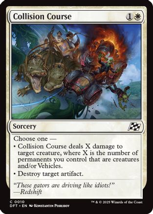 Collision Course Foil (010) - Aetherdrift | Silver Goblin