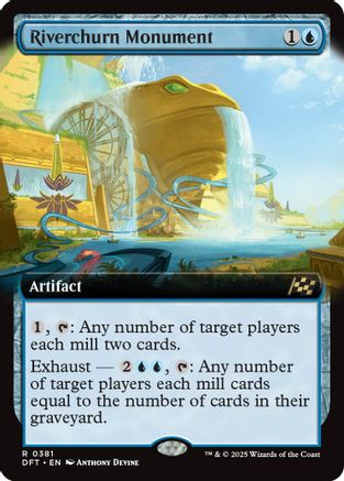 Riverchurn Monument (Extended Art) Foil (381) - Aetherdrift