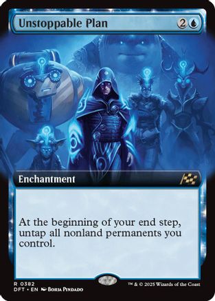 Unstoppable Plan (Extended Art) Foil (382) - Aetherdrift