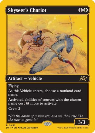 Skyseer's Chariot (First-Place Foil) Foil (432) - Aetherdrift