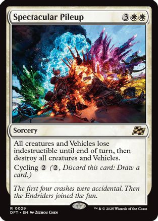 Spectacular Pileup Foil (029) - Aetherdrift | Silver Goblin