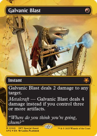 Galvanic Blast (Borderless) (First-Place Foil) (-010) - Special Guests | Silver Goblin