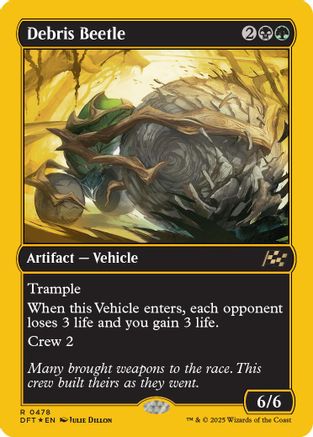 Debris Beetle (First-Place Foil) Foil (478) - Aetherdrift