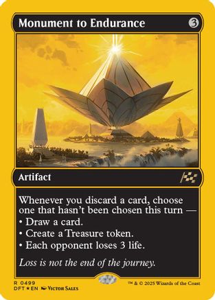 Monument to Endurance (First-Place Foil) Foil (499) - Aetherdrift