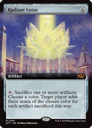 Radiant Lotus (Extended Art) (-395) - Aetherdrift Foil | Silver Goblin