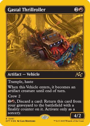 Gastal Thrillroller (First-Place Foil) Foil (461) - Aetherdrift