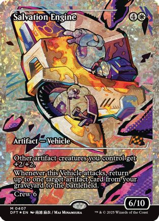 Salvation Engine (Showcase) (Fracture Foil) (DFT407)  Foil - Aetherdrift | Silver Goblin