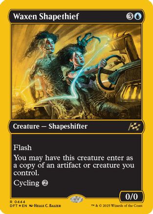 Waxen Shapethief (First-Place Foil) (DFT444)  Foil - Aetherdrift | Silver Goblin