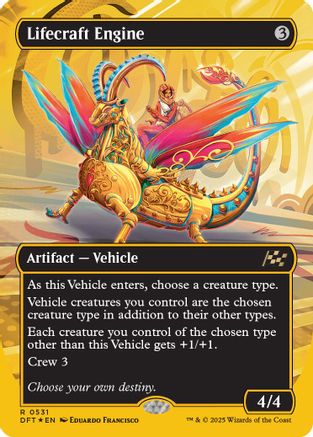 Lifecraft Engine (Borderless) (First-Place Foil) Foil (531) - Aetherdrift