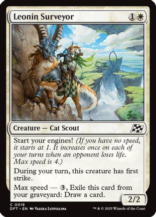 Leonin Surveyor (DFT018)  Foil - Aetherdrift | Silver Goblin