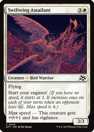 Swiftwing Assailant (DFT032)  Foil - Aetherdrift | Silver Goblin