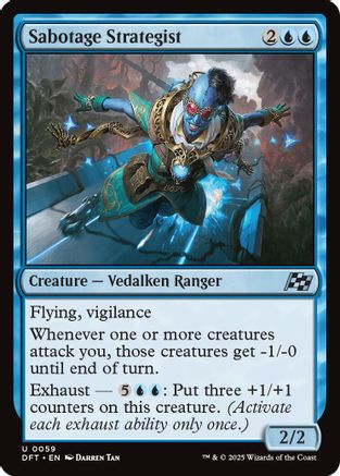 Sabotage Strategist (DFT059)  Foil - Aetherdrift | Silver Goblin