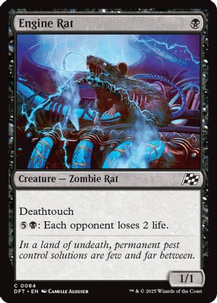 Engine Rat (DFT084)  Foil - Aetherdrift | Silver Goblin