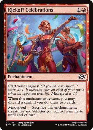 Kickoff Celebrations Foil (135) - Aetherdrift