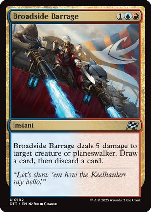 Broadside Barrage Foil (192) - Aetherdrift