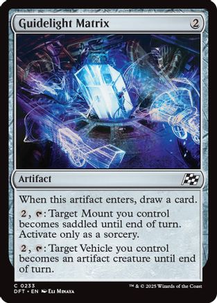 Guidelight Matrix (DFT233)  Foil - Aetherdrift | Silver Goblin