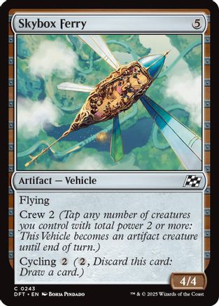 Skybox Ferry (DFT243)  Foil - Aetherdrift | Silver Goblin