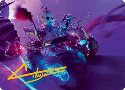 Pactdoll Terror Art Card (Gold-Stamped Signature) (021) - Art Series: Aetherdrift
