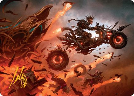 Gastal Blockbuster Art Card (Gold-Stamped Signature) (019) - Art Series: Aetherdrift