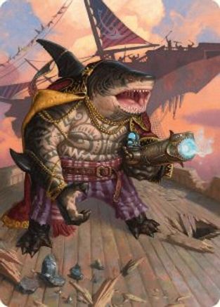 Captain Howler, Sea Scourge Art Card (4/54) (004) - Art Series: Aetherdrift