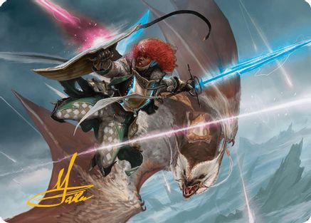 Caradora, Heart of Alacria Art Card (14/54) (Gold-Stamped Signature) (014) - Art Series: Aetherdrift
