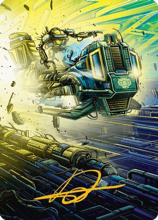 Guidelight Pathmaker Art Card (Gold-Stamped Signature) (046) - Art Series: Aetherdrift