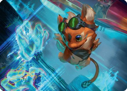 Loot, the Pathfinder Art Card (Gold-Stamped Signature) (022) - Art Series: Aetherdrift