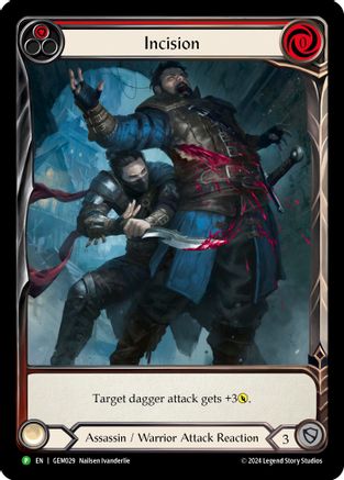 Incision (Red) (GEM029) - GEM Pack 1