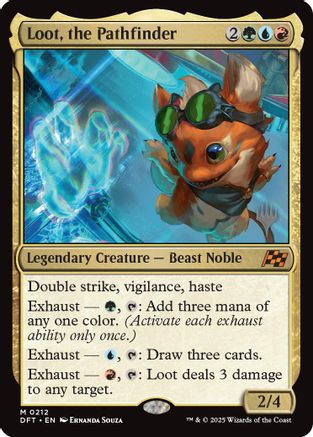 Loot, the Pathfinder Foil (212) - Promo Pack: Aetherdrift
