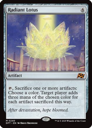 Radiant Lotus Foil (240) - Promo Pack: Aetherdrift