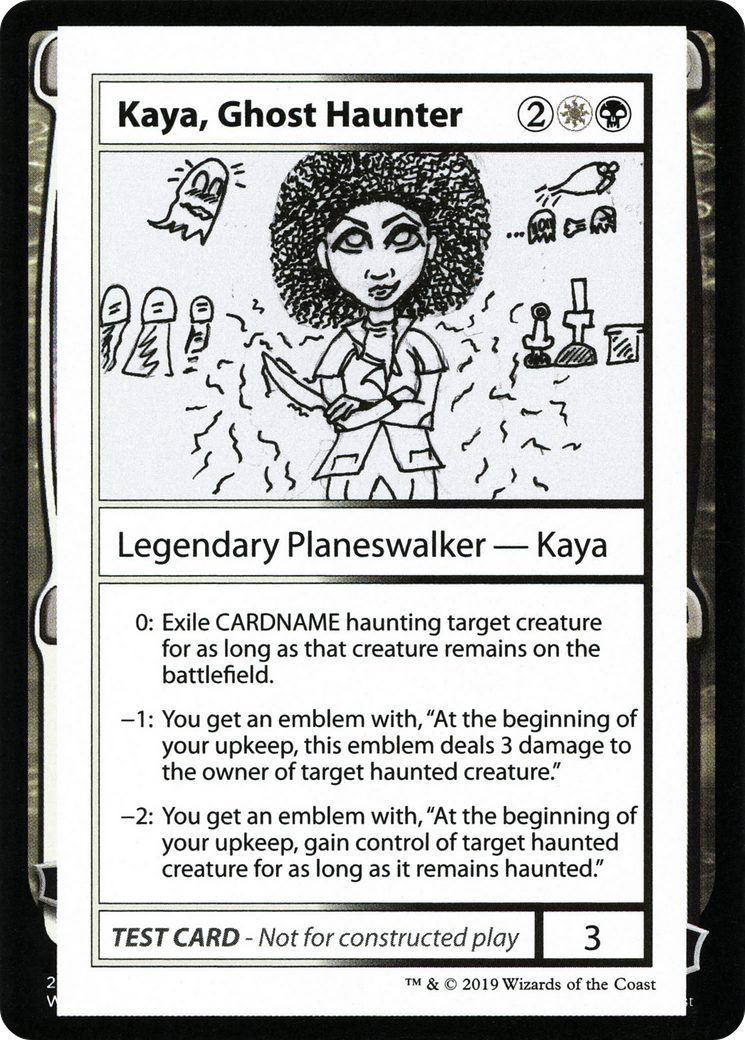 Kaya, Ghost Haunter (2021 Edition) [Mystery Booster Playtest Cards] | Silver Goblin