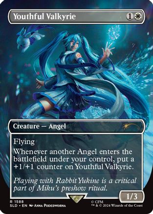 Youthful Valkyrie (1588) - Secret Lair Drop Series | Silver Goblin