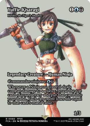 Yuffie Kisaragi - Yuriko, the Tiger's Shadow (Showcase) (060) - Universes Beyond: FINAL FANTASY: Through the Ages | Silver Goblin