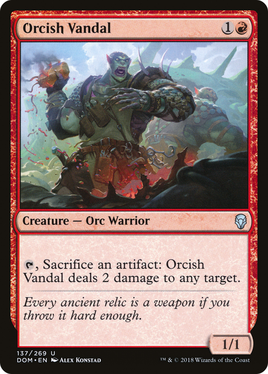 Orcish Vandal [Dominaria]