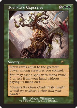 Rishkar's Expertise (Retro Frame) (001) - WPN & Gateway Promos | Silver Goblin