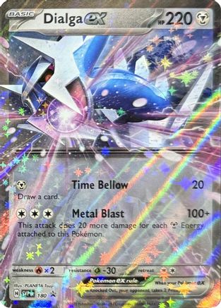 Dialga ex - 180 (180) Holofoil  - SV Scarlet & Violet Promo Cards | Silver Goblin