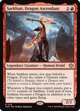 Sarkhan, Dragon Ascendant (118) - Tarkir: Dragonstorm | Silver Goblin