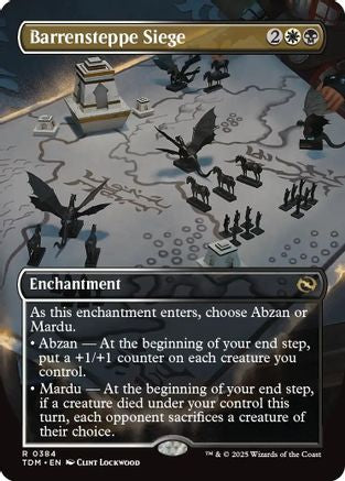 Barrensteppe Siege (Borderless) (384) - Tarkir: Dragonstorm