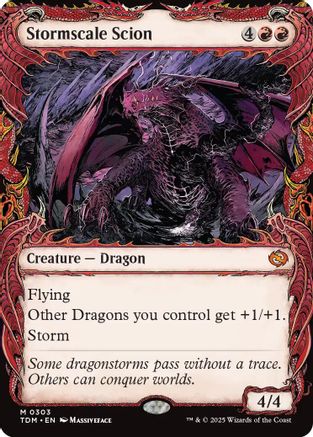 Stormscale Scion (Showcase) (303) - Tarkir: Dragonstorm | Silver Goblin