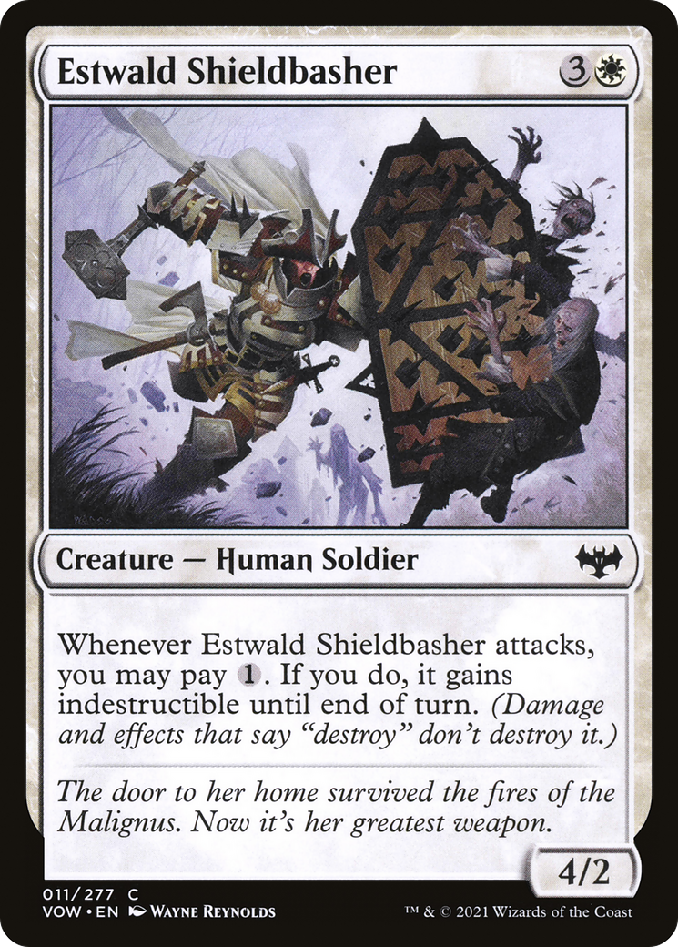 Estwald Shieldbasher [Innistrad: Crimson Vow] | Silver Goblin