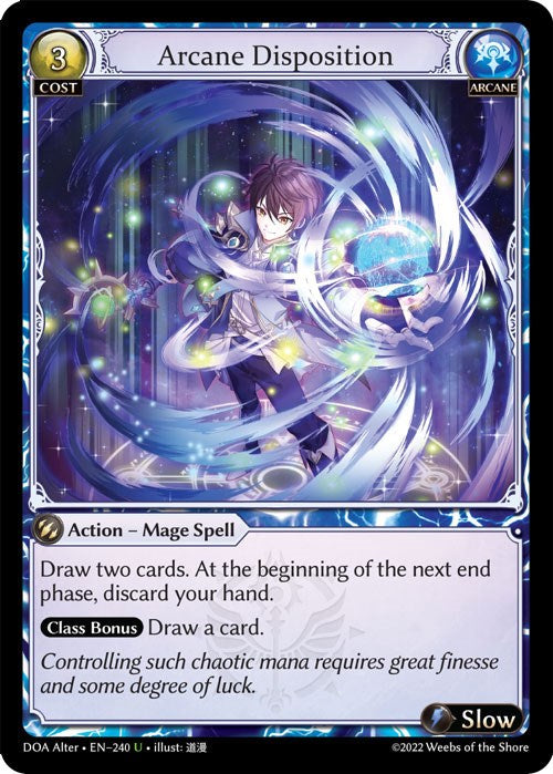 Arcane Disposition (240) [Dawn of Ashes: Alter Edition] Foil