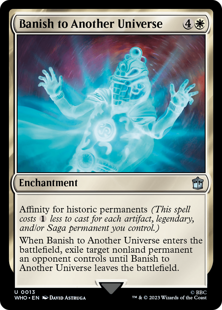 Banish to Another Universe [Doctor Who] Foil