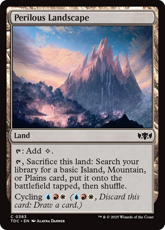 Perilous Landscape (383) - Commander: Tarkir: Dragonstorm