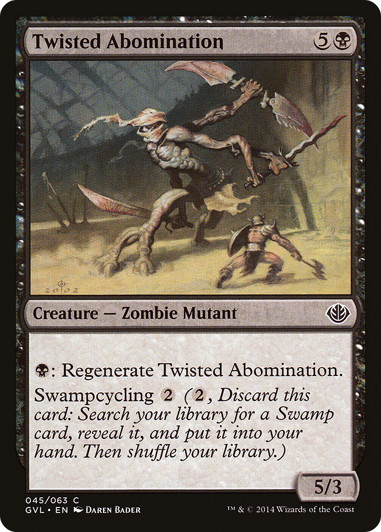 Twisted Abomination (Garruk vs. Liliana) [Duel Decks Anthology] | Silver Goblin